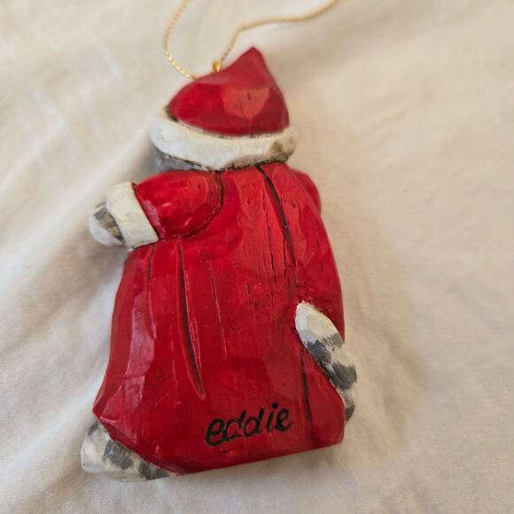 Eddie Walker Christmas Cat Ornament 2013 3.5" - Picture 2 of 6